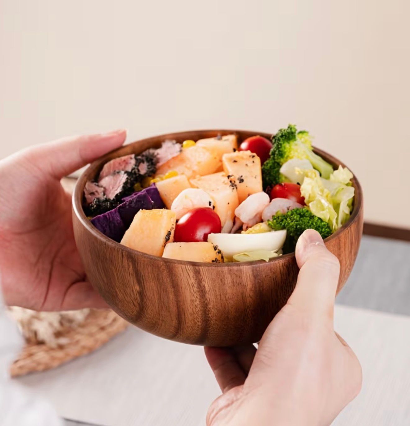 wooden bowl